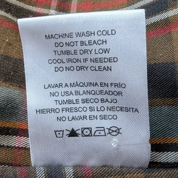 Women's Yellow Pendleton Rain Jacket with Plaid Lining - Large - Picture 6 of 6